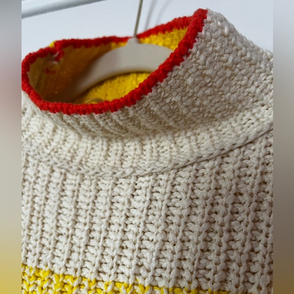 Free People Yellow Pullover Sweater - Picture 3 of 5